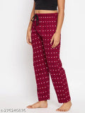 Trendy Women Cotton Printed Lower/Track Pants/Pyjamas/Lounge Pants Pack of 2