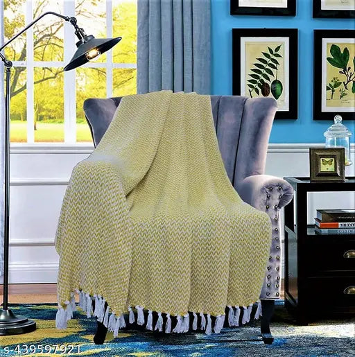 Cotton Chevron Throw