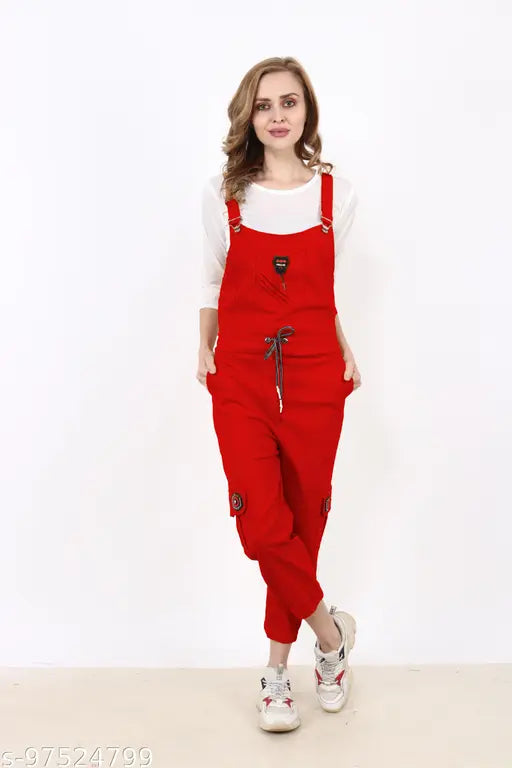 Women's Relaxed Fit Cotton|Jumpsuits for Women