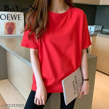 Trendy Plane & Round Neck Half Sleeve Cotton T-shirt For Women combo of 4