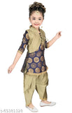 RK Collection Kids Party/Festive Blue Designer Embroidery Patiala SuitFor Girls