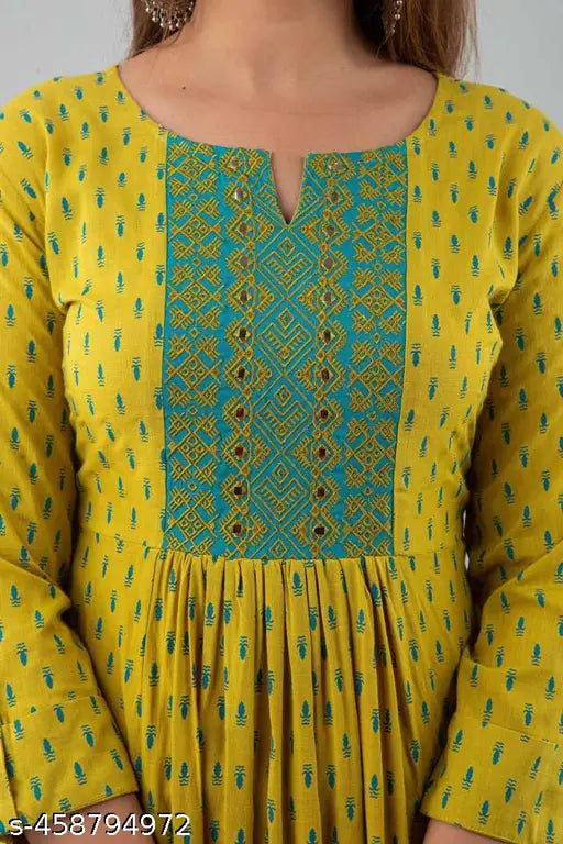 Embroidery Printed Kurti