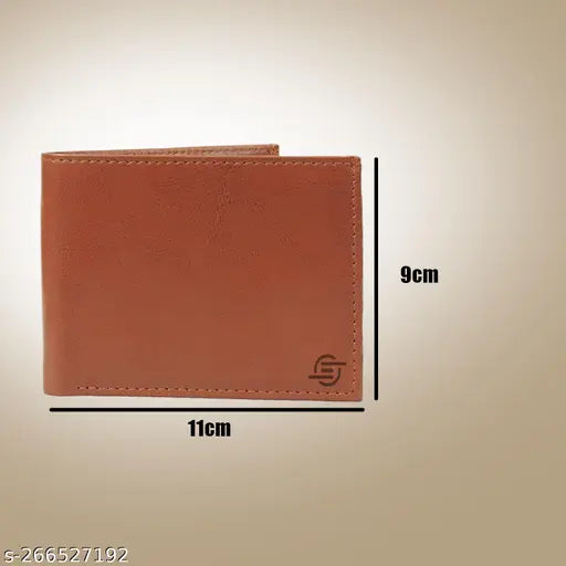 ENAYA Men Fashionable Tan Lather Wallet