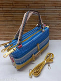 Hand purse &Sling for Girls And Women 6 chain. Yelloo colour.Qty(2)