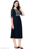 stylish embroidered kurti