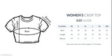 Shinchan Design Round Neck Crop Top White T-Shirt For Girl's