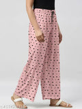 payzama for women & Women's Cotton Printed Pyjama. Baby Pink Pajamas