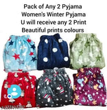 Women winter Pajamas pack of 2