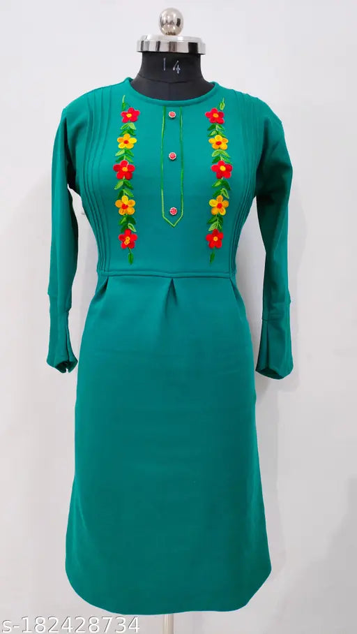 Woolen Kurti Frock style