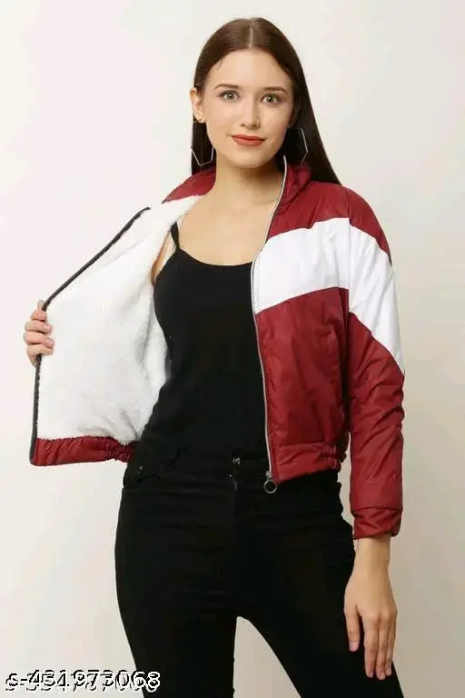 Women Jackets Maroon