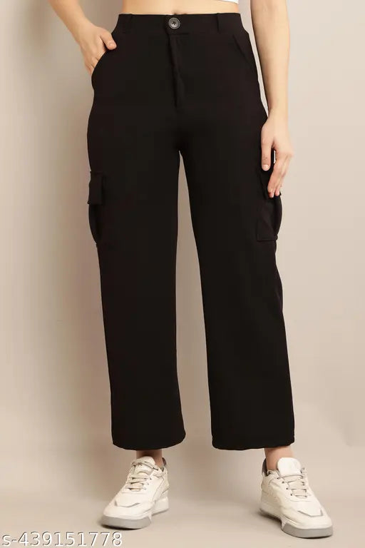 21@Lavender four pocket cargo pant for woman