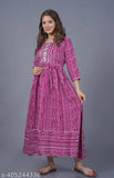 Women Printed Cotton Rayon Anarkali Kurta