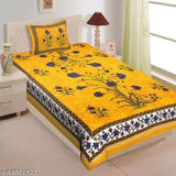 Jaipuri Bedsheet Pack of 3 Sinlge Bed Bedsheet Pack 3 Bedsheet with 3 Pillow Cover