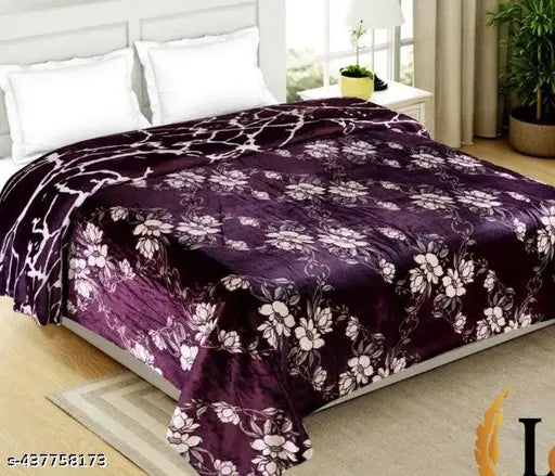 360 TC Double Bed Blanket for all season Microfiber AC Blanket/comforter (COLORS AND DESIGN AS PER STOCK)