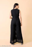 Elegance Unleashed: Georgette Chic Jumpsuit