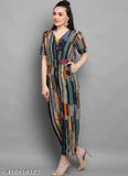 RAYON MULTI COLOR JUMPSUIT