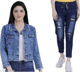 Denim Jackets and Joggers For Girls