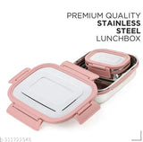 Steel Lunch Box / Stainless Steel Lunch Box & Tiffine Box Air Tight Container lids, Tiffin Box With Container, Tiffine Box With Container, Leakage Proof Tiffin Box, Steel Tiffin Box & Steel Lunchbox For School / Collage / Office