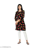 IndiWeaves® Women Digital Printed Velvet Warm Kurtis for Winters [Pack of 2]