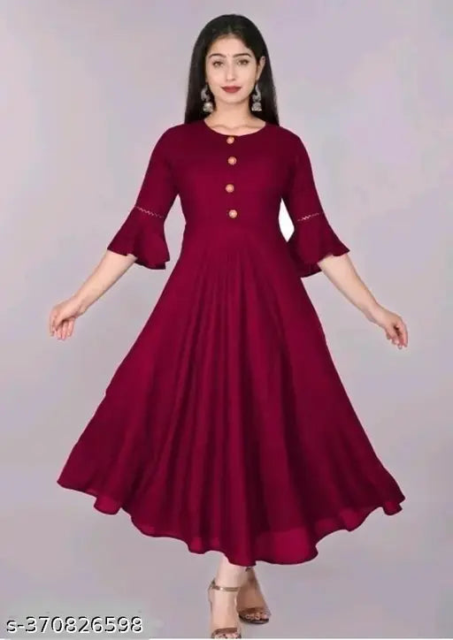 KURTI for Women & Girl STYLISH REYON KURTI