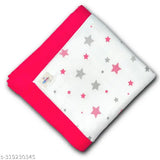 LazyToddler Baby quilt, 6 Layers 100% cotton muslin blanket for kids. Size (3.2 Fit X 3.2 Fit) PinkStar Design.