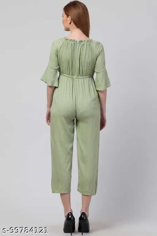 STIPE JUMSUIT FOR WOMEN