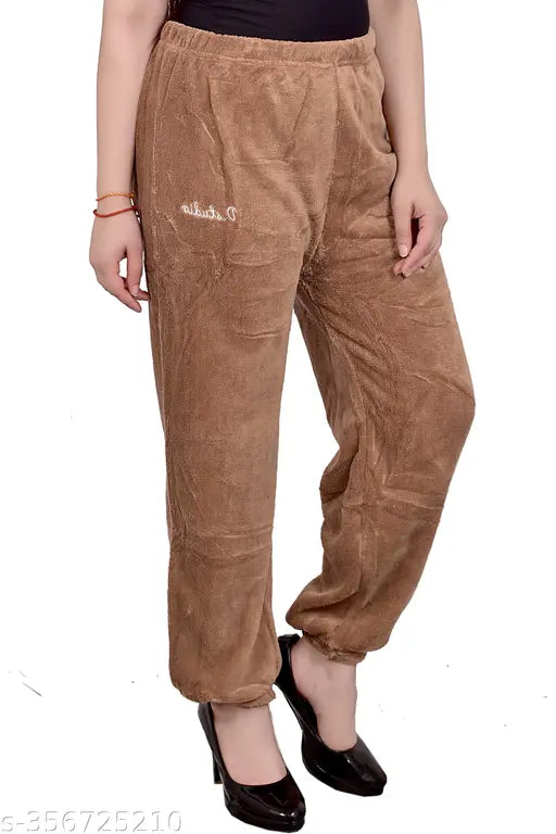 Velvet Women Harem Pants, Fown