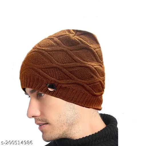 True Indian Woolen Cap for Men & Women Woolen Winter Cap for Men & Women for Thermal Wear Stylish Winter Caps for Boys & Girls for Warm Wear Head Winter Cap Men Woolen Garam Topaa Cap | Men Cap | Women Cap |Gents Cap | Ladies Caps | Winter Cap | Woolen