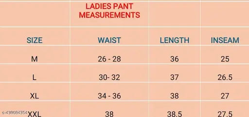 LADIES FULL PANT(PACK OF 2)