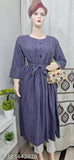 Purple Woolen Frock Kurti for Winter