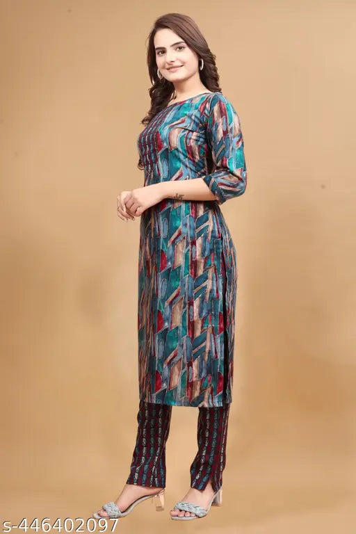 Women Cotton Blend Kurti