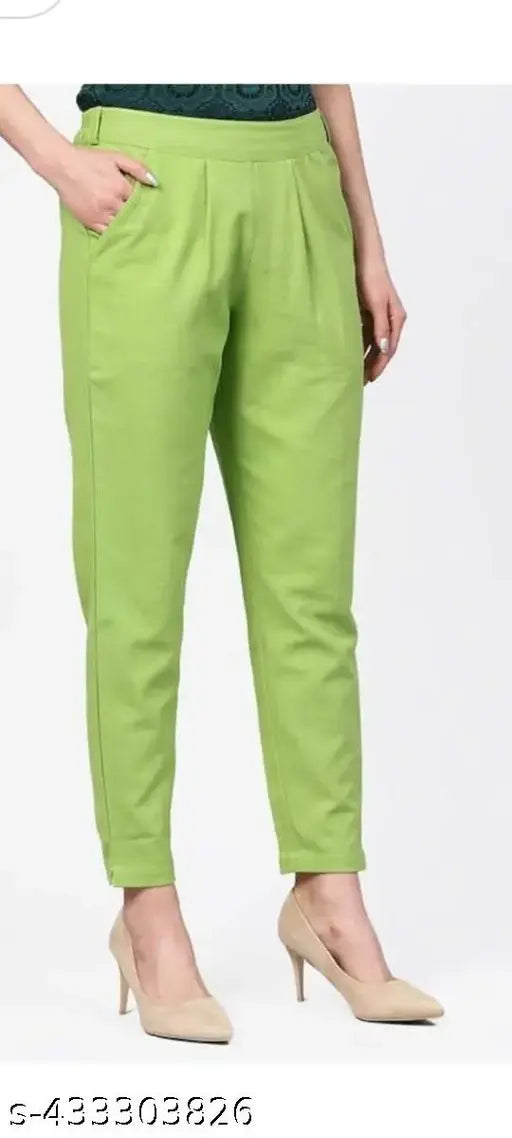 Bright green trouser