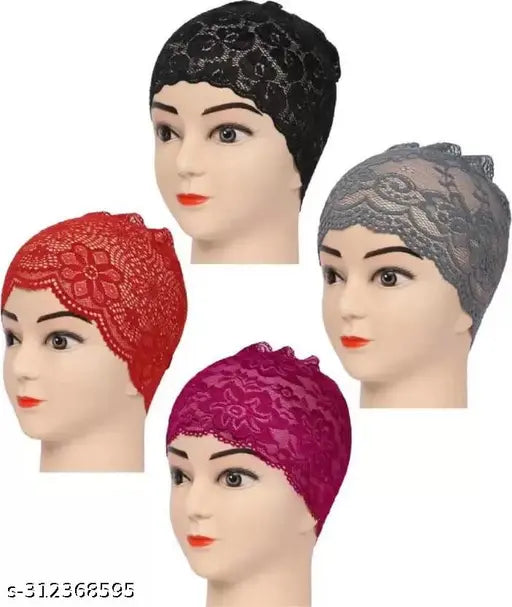 Under Hijab Cap (Pack of 4) Islamic Premium Net Band