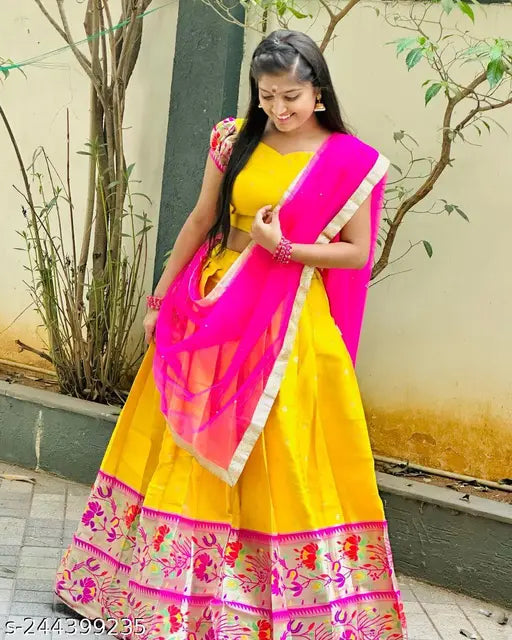 New Latest Festival Half Saree