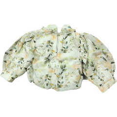 Palazzo green cream top - GillKart