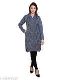 Dripfit Women Woolen Kurta | Straight woolen Kurti for winter wear