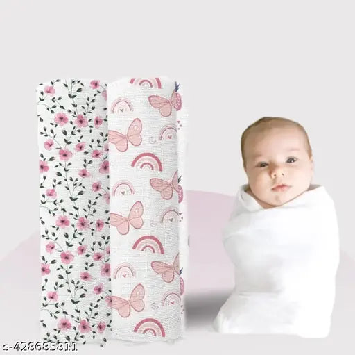 Baby Muslin Swaddler-pack 2