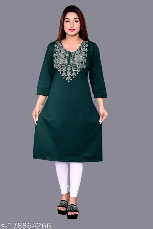 Woolen Kurtis Women and Girls winter woolen Kurtis