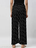 payzama for women & Women's Cotton Printed Pyjama. Black Pajamas