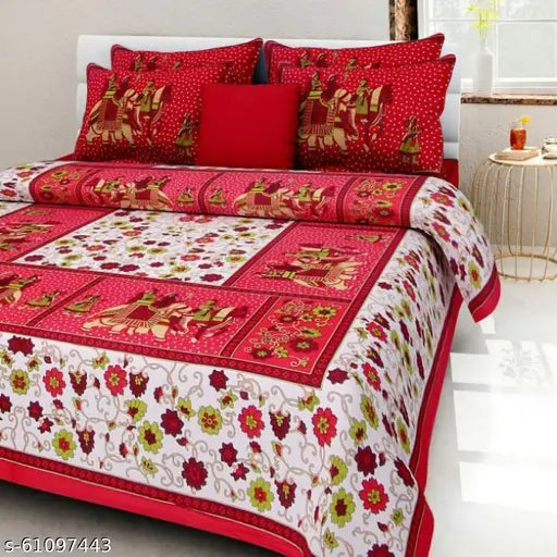 SANGANERI PRINTED BEDSHEET