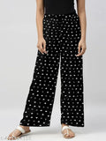 payzama for women & Women's Cotton Printed Pyjama. Black Pajamas