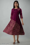 Trendy Long Flared Anarkali Kurta for Women and Girls