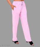 SK HOSIERY : Women's & Girls Cotton Plain Pyjama/Track Pant Lower / 100% Export Quality Soft Cotton Stuff