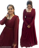 DAIMAND GOWN MAROON