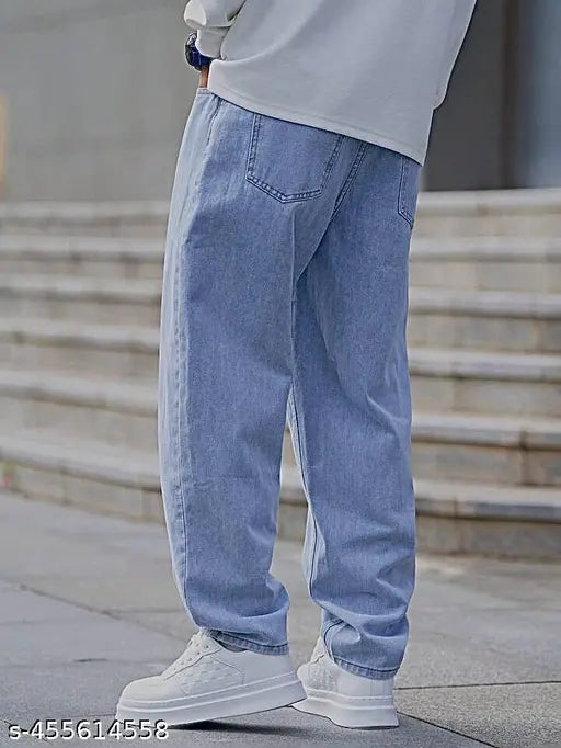 Loose Fit Baggy Light Blue