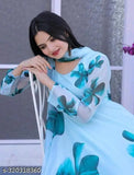 CLASSY WOMEN FLORAL PRINTED KURTA WITH DUOATTA