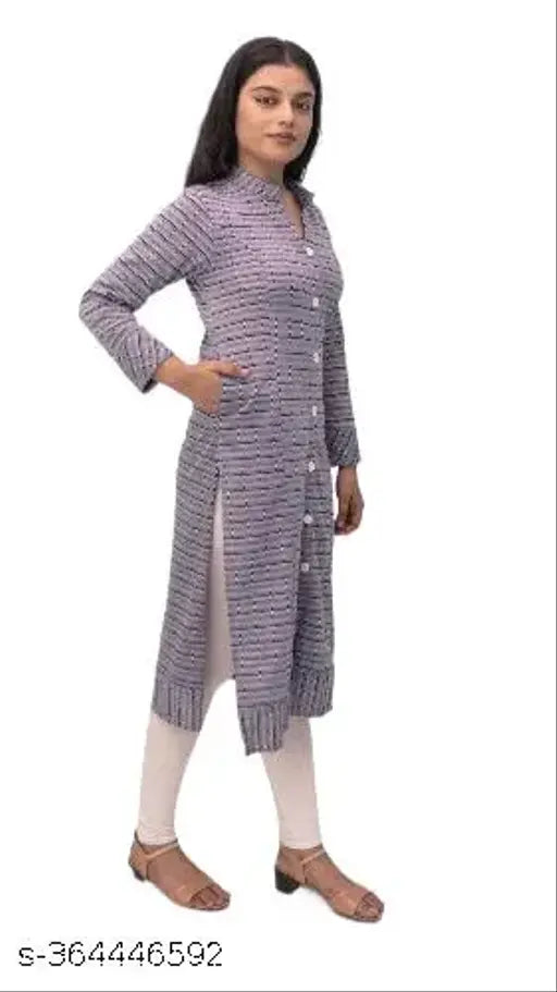 ni???? Woomen's Woolen Kurti for Winters