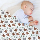 100% Organi cotton muslin for new born baby swaddle