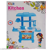 Plastic Kitchen Set for Girls & bag conggi rabbit