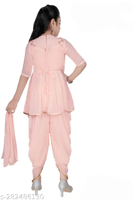 Ethnic Kurta Pyjama For Girls_